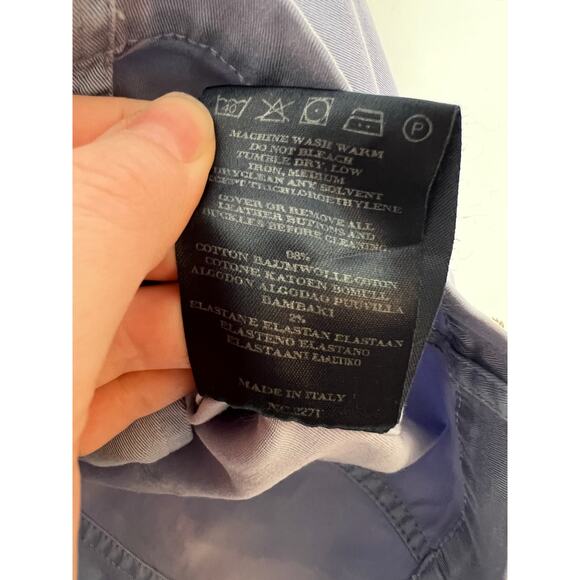 Burberry London Women's 10 Jacket Signature Nova Check Lining light Purple Crop - Picture 10 of 14